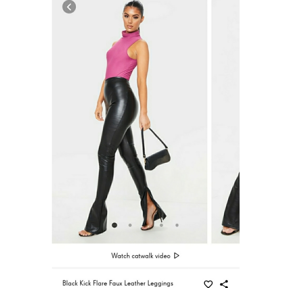 PRETTYLITTLETHING FAUX LEATHER LEGGINGS